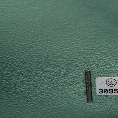 Chanel Lambskin Quilted Mini Rectangular Flap Light Green 7 of 9