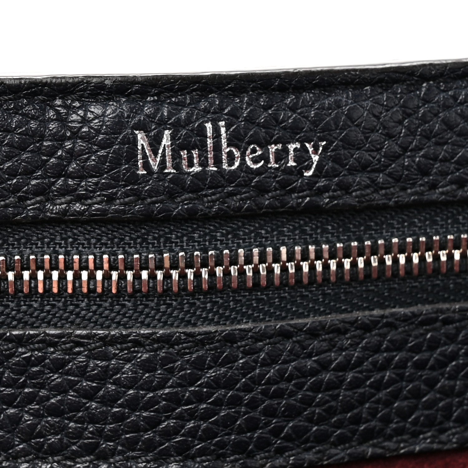 Mulberry Classic Grain Medium New Bayswater Black 6 of 15