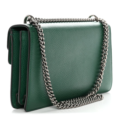 Gucci Pebbled Calfskin Small Dionysus Shoulder Bag Emerald 3 of 12
