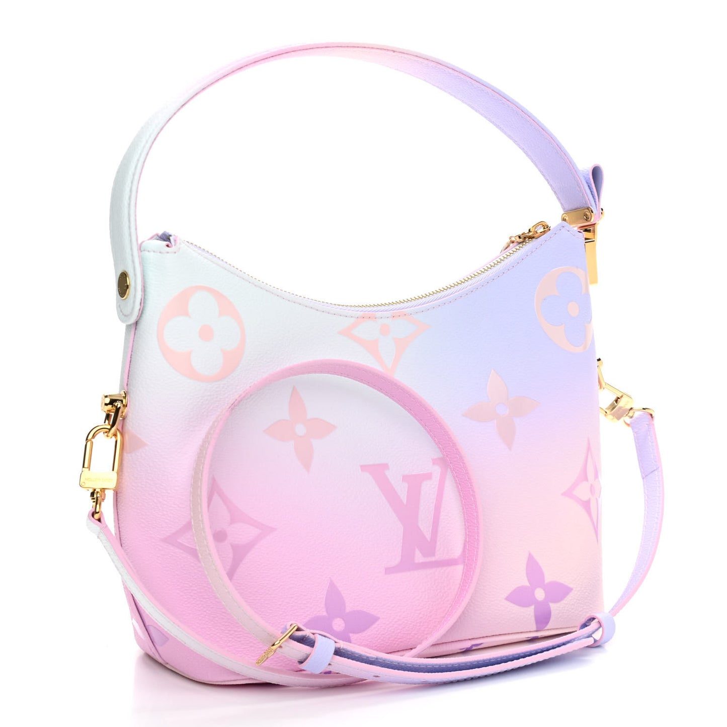 Monogram Giant Spring In The City Marshmallow Hobo PM Sunrise Pastel