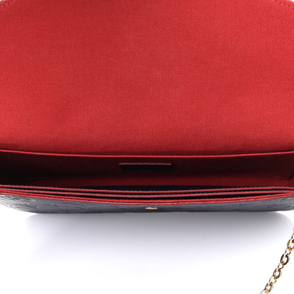 Louis Vuitton Empreinte Pochette Felicie Chain Wallet Marine Rouge 6 of 6