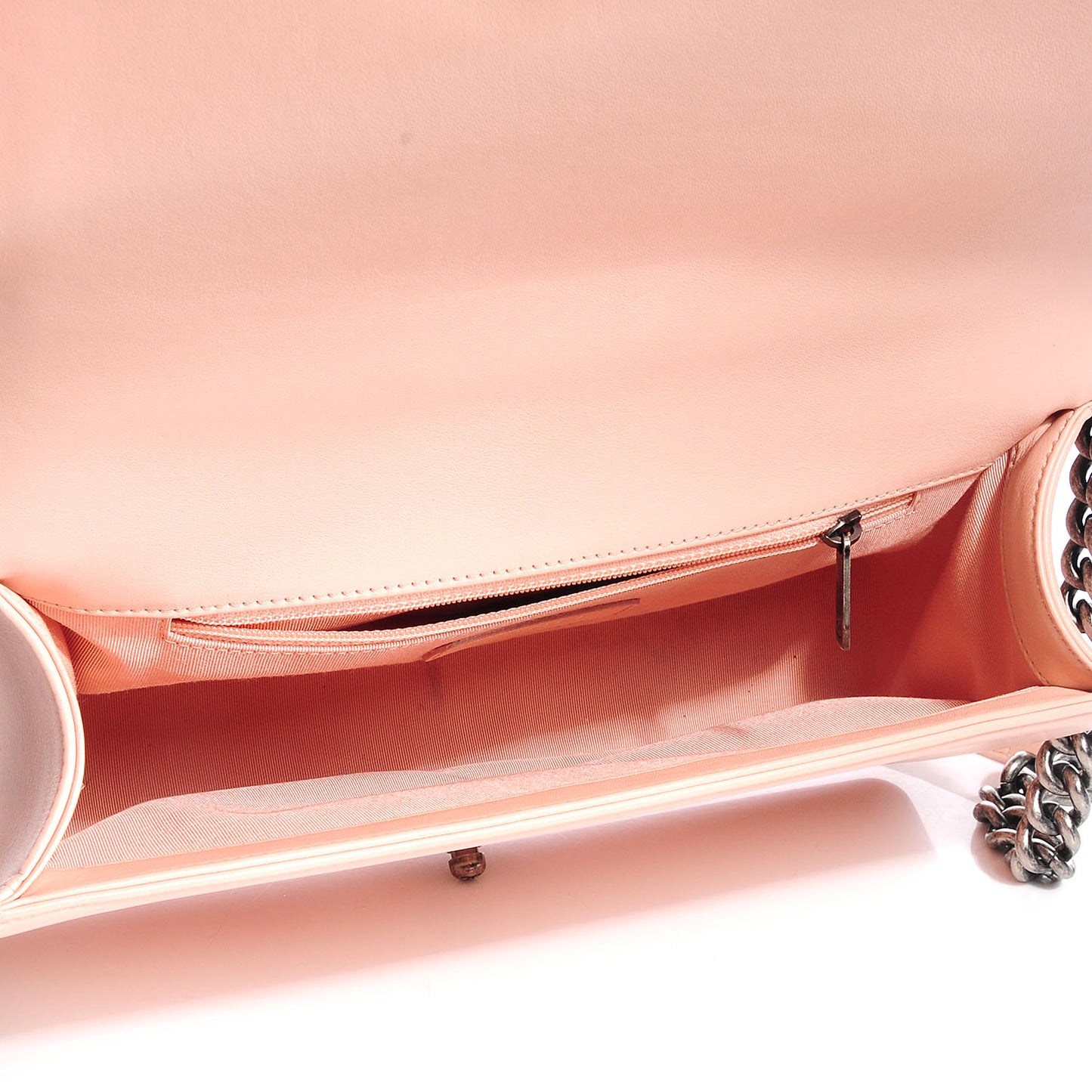 Calfskin Quilted Large Boy Flap Pink