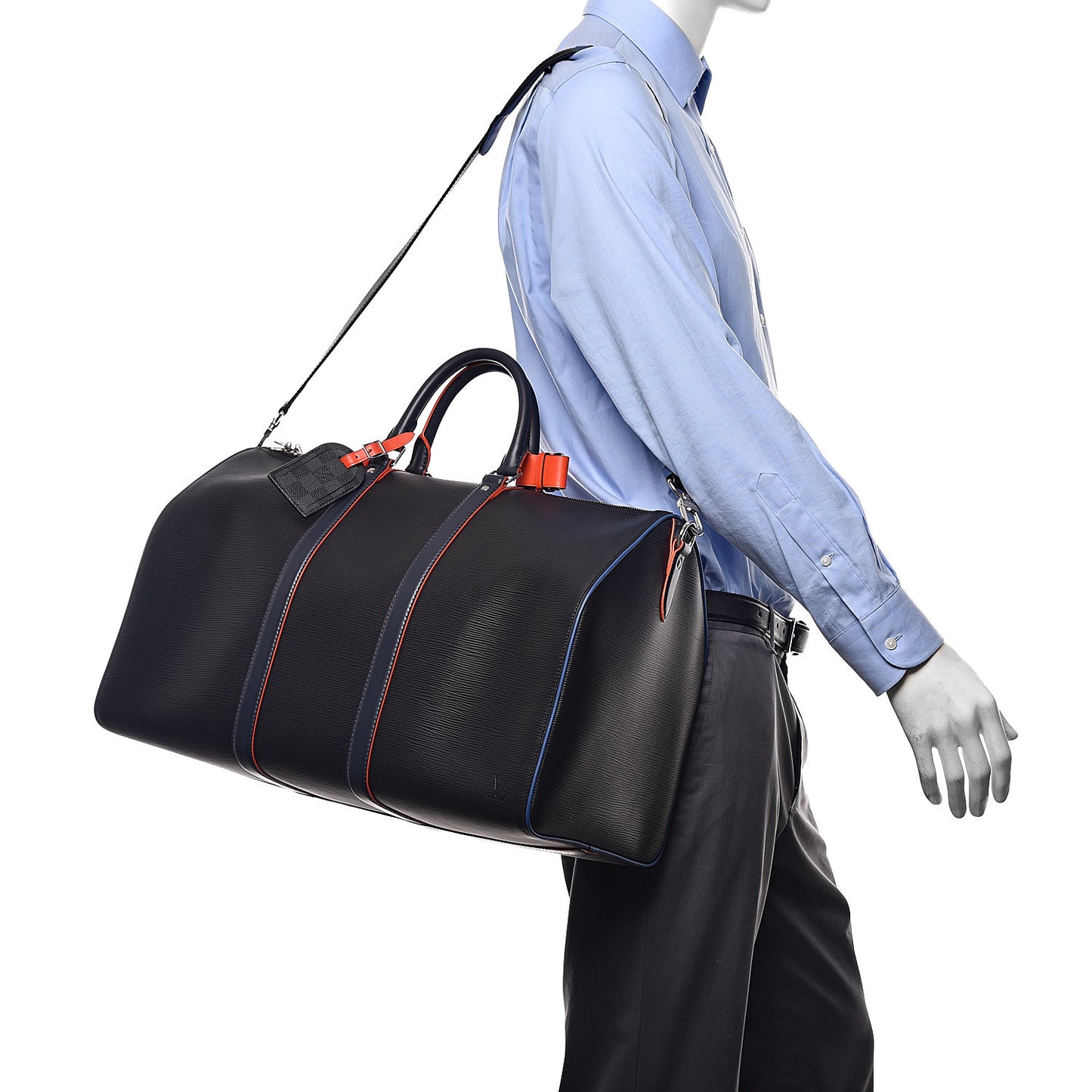 Epi Damier Graphite Keepall 50 Black