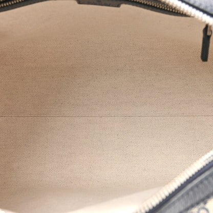 Gucci GG Supreme Monogram Web Medium Ophidia Top Handle Bag Beige Blue 5 of 10