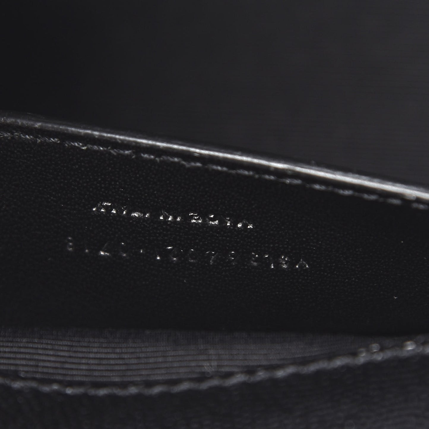 Grain De Poudre Medium Classic Monogram Kate Satchel Black
