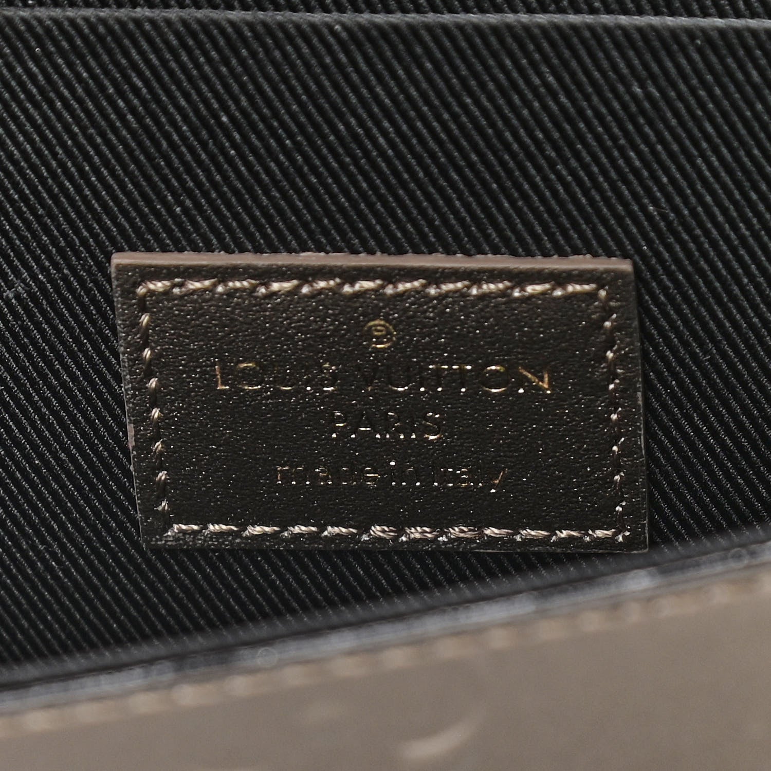 Louis Vuitton Vernis Felicie Pochette Chain Wallet Champagne Metallise 7 of 14