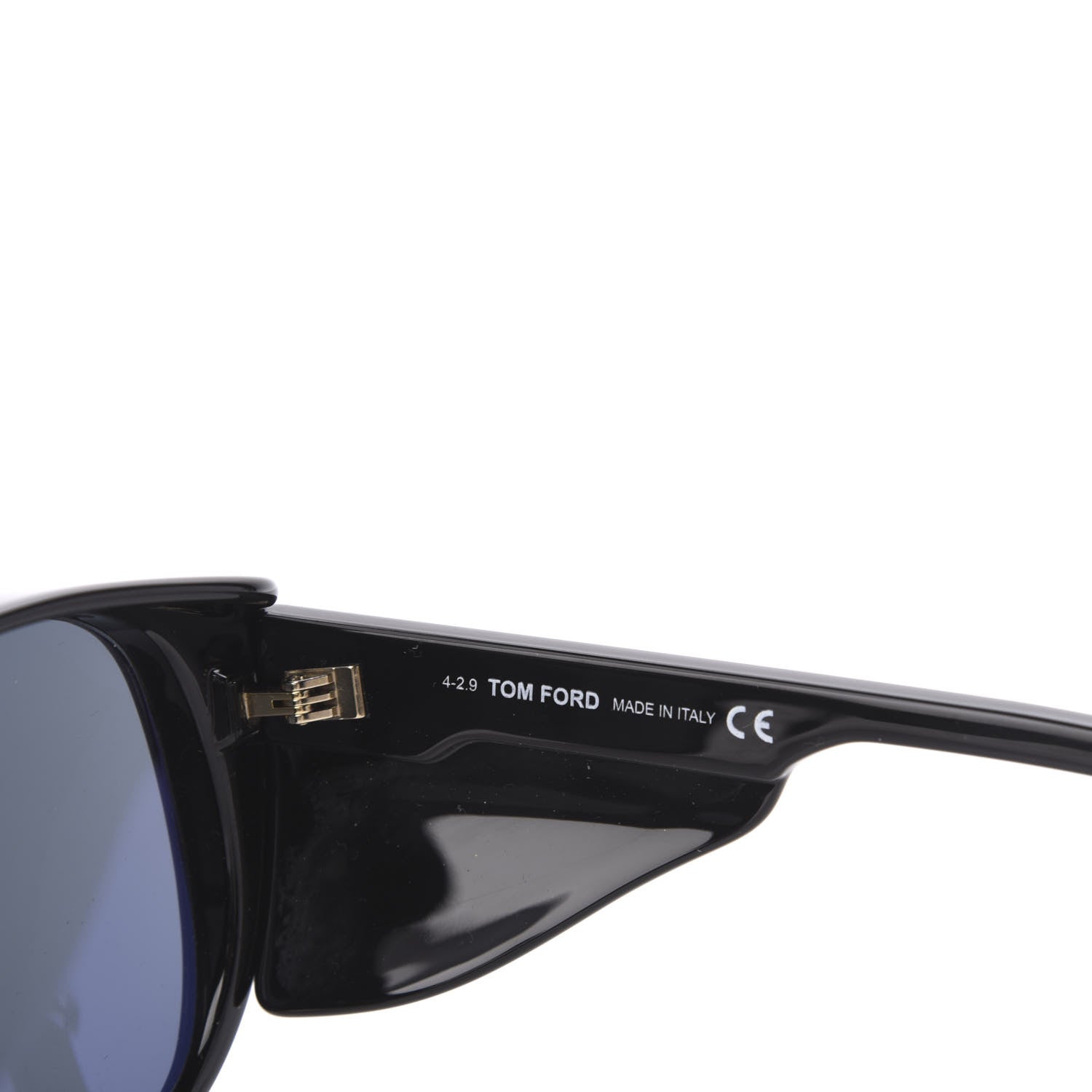 Tom Ford Acetate Fender Aviator Sunglasses TF799 Black 5 of 7