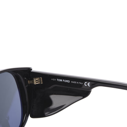 Tom Ford Acetate Fender Aviator Sunglasses TF799 Black 5 of 7