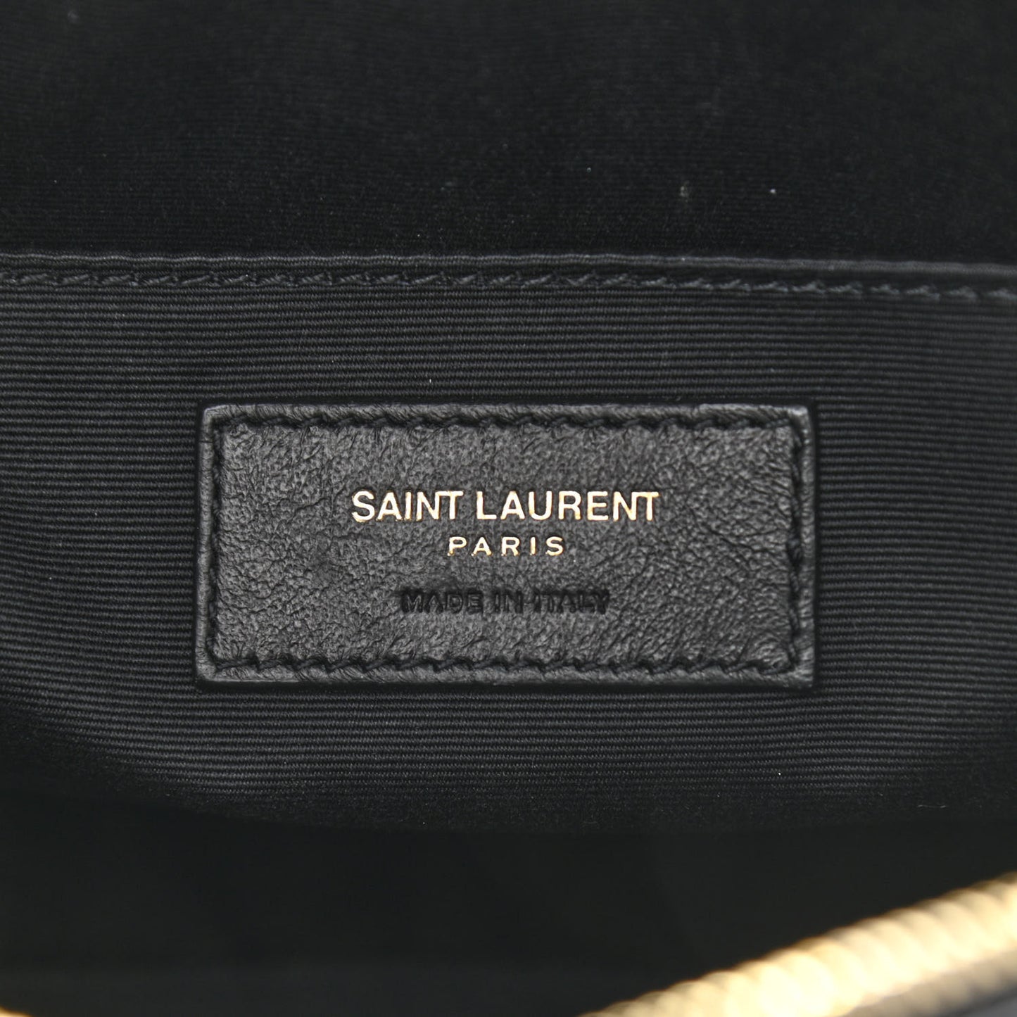 Calfskin Matelasse Monogram Lou Camera Bag Black