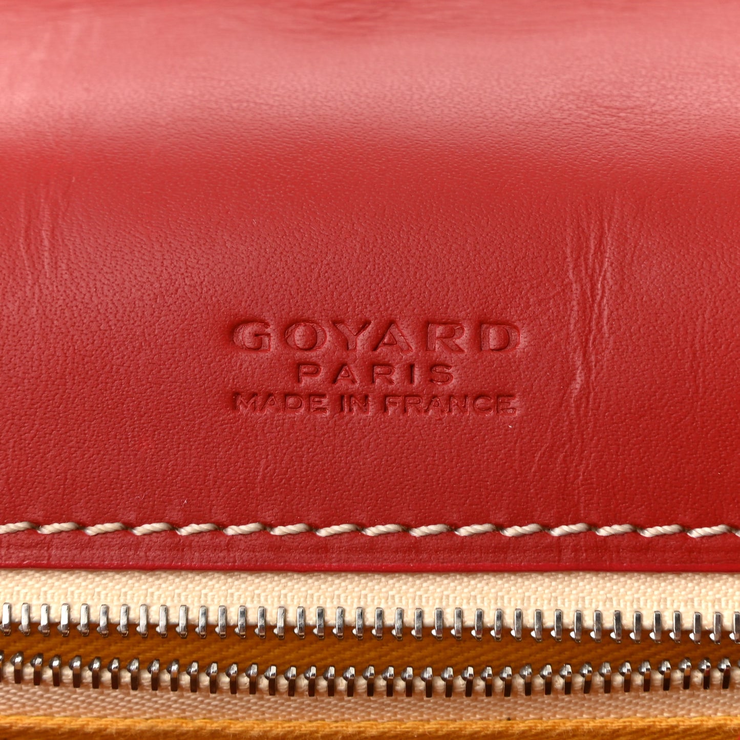 Goyardine Belvedere PM Messenger Bag Red