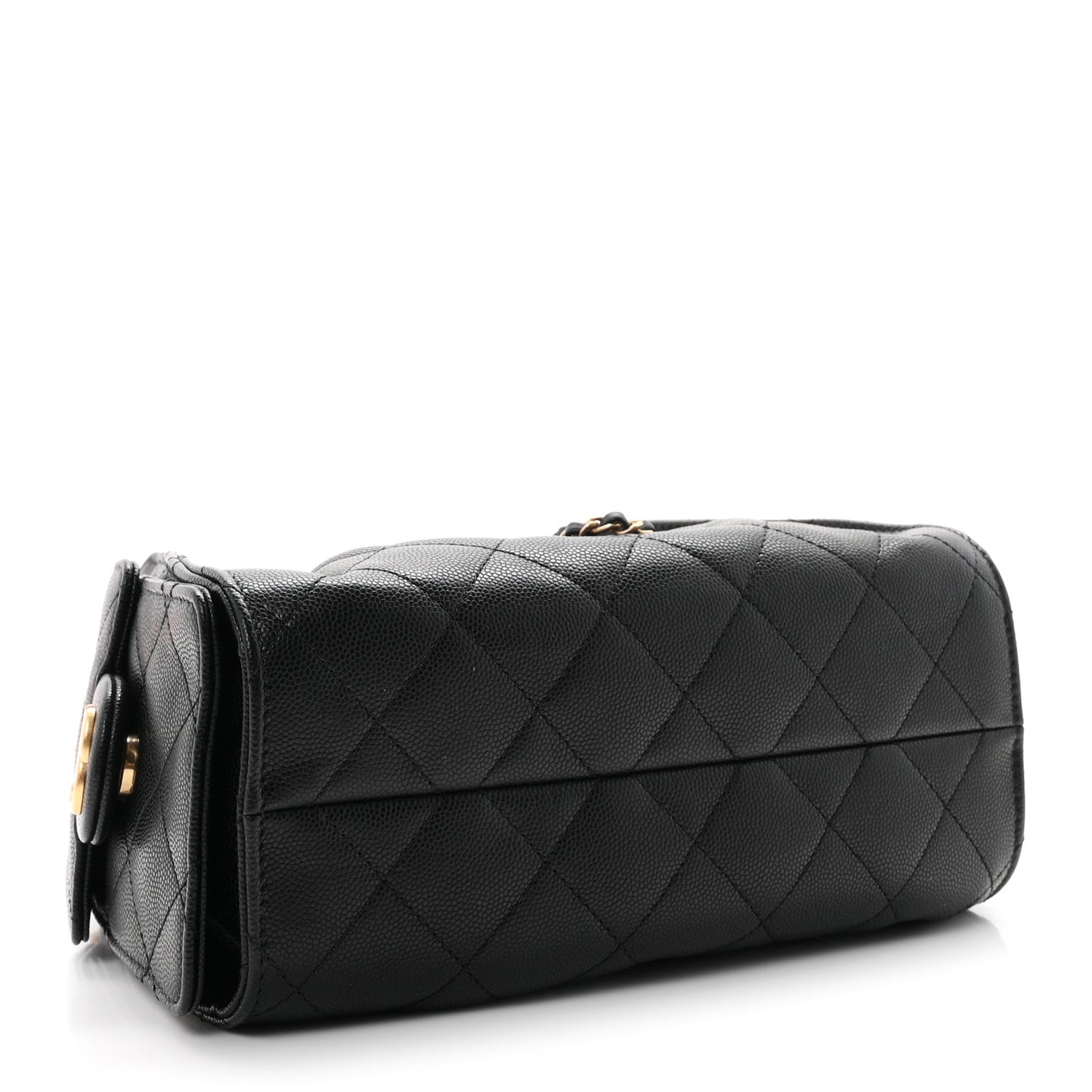 Caviar Quilted Mini Chanel 25 Handbag Black