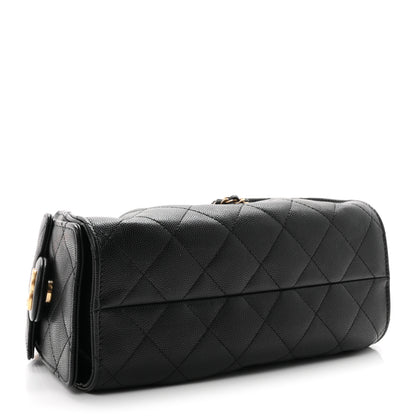 Chanel Caviar Quilted Mini Chanel 25 Handbag Black 4 of 11