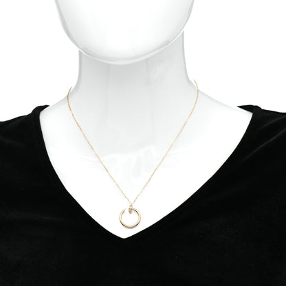 Cartier 18K Yellow Gold Diamond Juste Un Clou Pendant Necklace 2 of 5