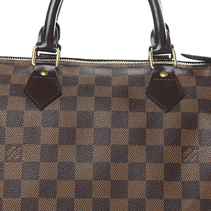 Louis Vuitton Damier Ebene Speedy 35 19 of 19