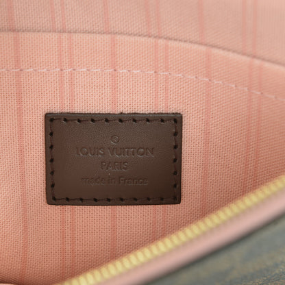 Louis Vuitton Damier Ebene Neverfull MM GM Pochette Rose Ballerine 6 of 6