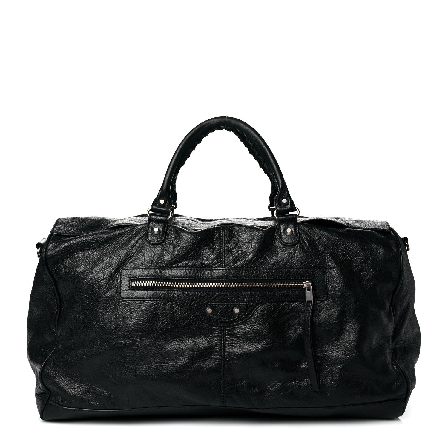 Balenciaga Agneau Classic Silver Hardware S Squash Boston Black 1 of 11