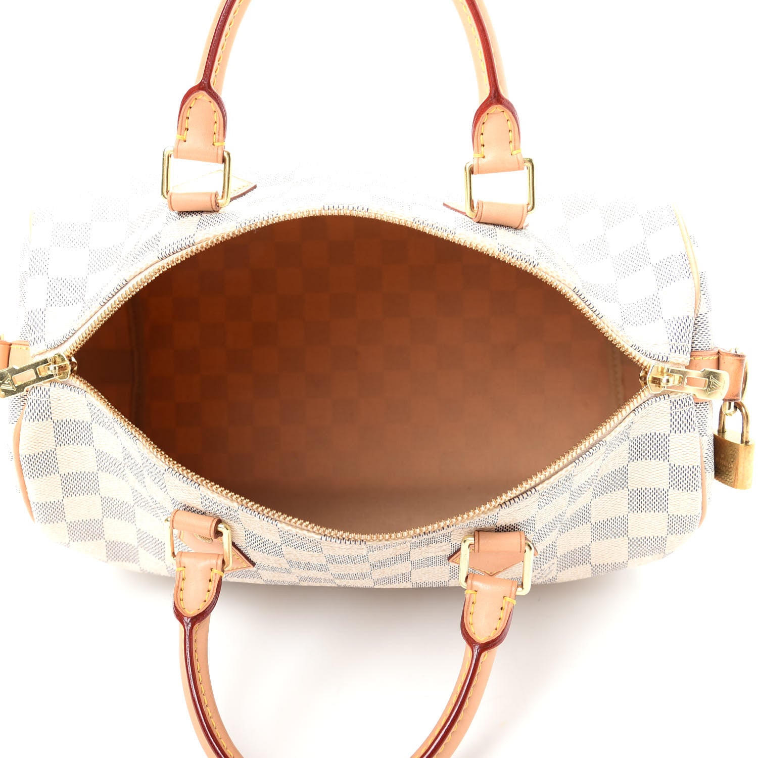 Louis Vuitton Damier Azur Speedy Bandouliere 30 5 of 10