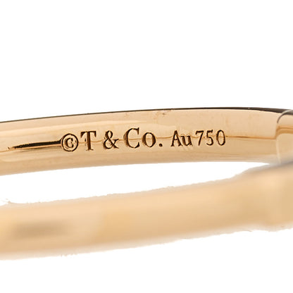 Tiffany 18K Yellow Gold T Wire Ring 61 9.5 4 of 5