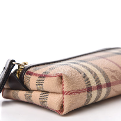 Burberry Haymarket Check Pouch Chocolate 6 of 12
