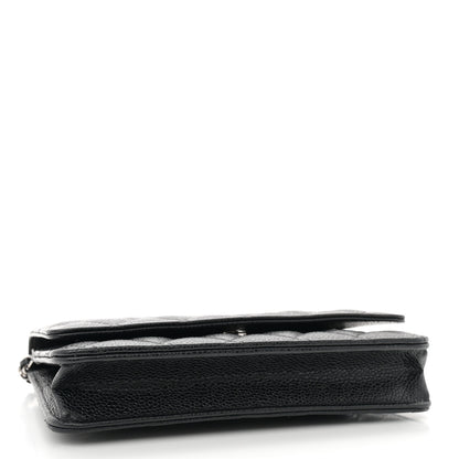 Chanel Caviar Quilted Wallet on Chain WOC Black 4 of 11