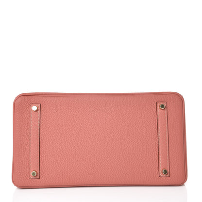 Hermes Togo Birkin 35 Rose Thé 6 of 34