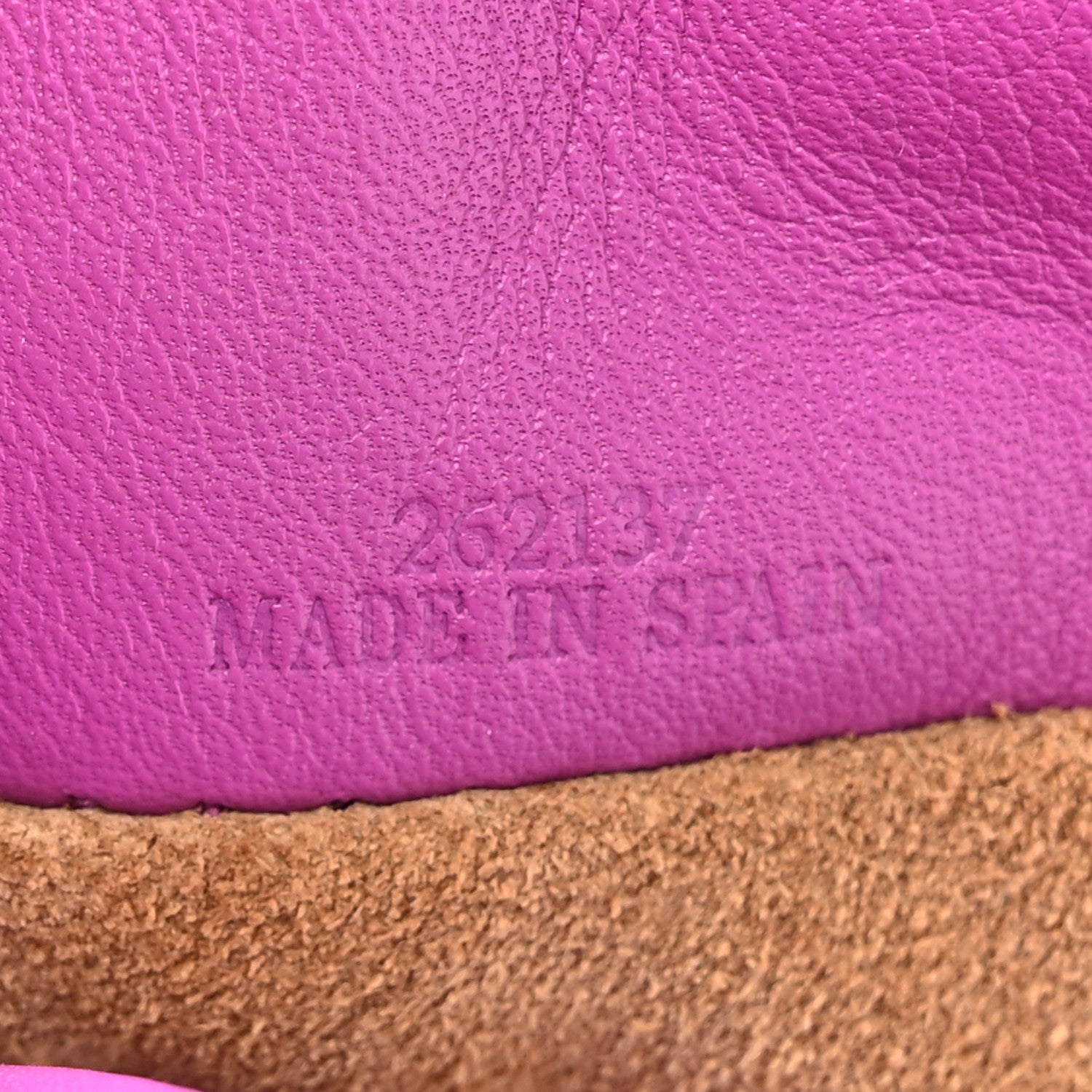 Loewe Nappa Medium Flamenco Knot Bag Purple 7 of 12