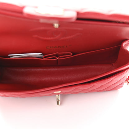 Chanel Caviar Quilted Medium Double Flap Red 5 of 9