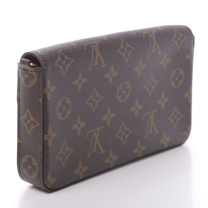 Louis Vuitton Monogram Pochette Felicie Chain Wallet Fuchsia 3 of 9