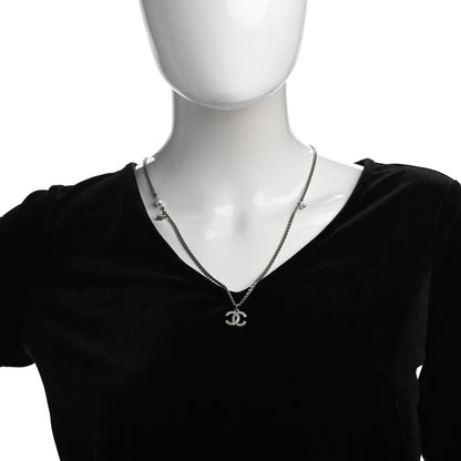 Chanel Crystal Pearl Star CC Necklace Pearly White 2 of 5