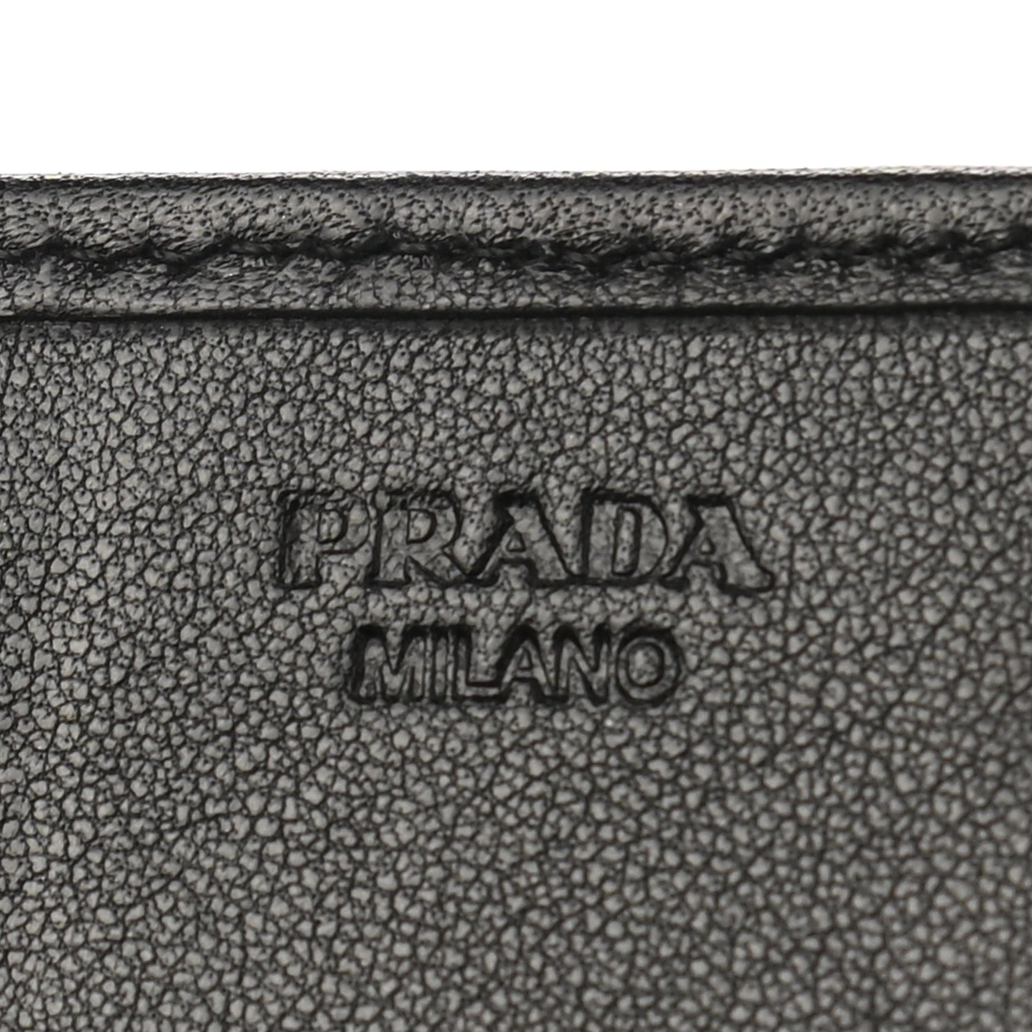 Nappa Gaufre Wallet Black