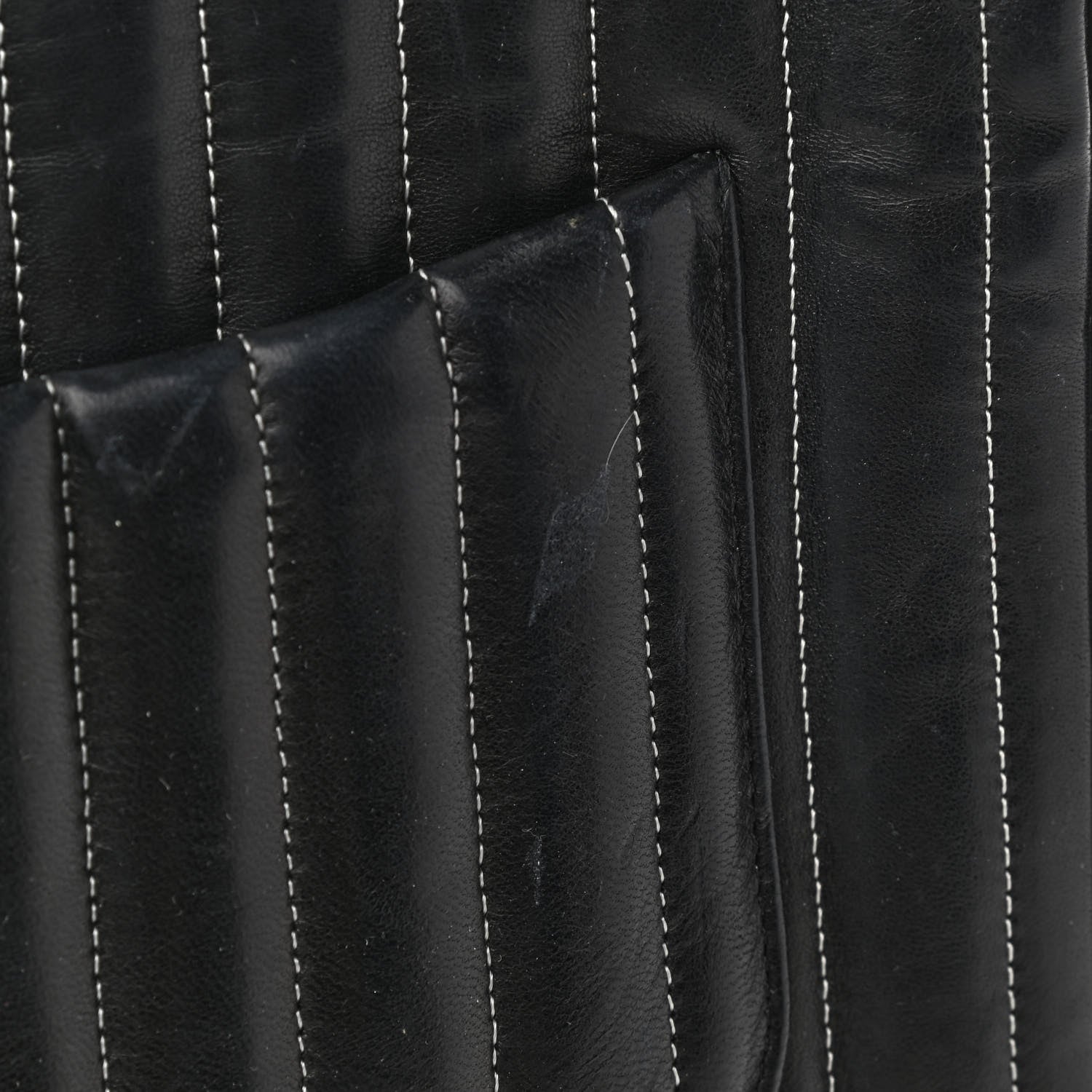 Chanel Lambskin Vertical Quilted Mademoiselle Small Camera Case Black 13 of 13
