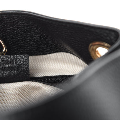 Gucci Pebbled Calfskin Medium Soho Chain Shoulder Bag Black 10 of 11