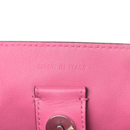 Christian Dior Smooth Calfskin Small Tri-Color Diorissimo Bag Navy Pink 11 of 14