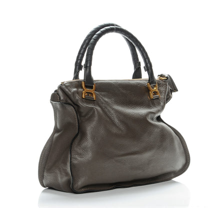Chloe Calfskin Large Marcie Satchel Ash 3 of 7