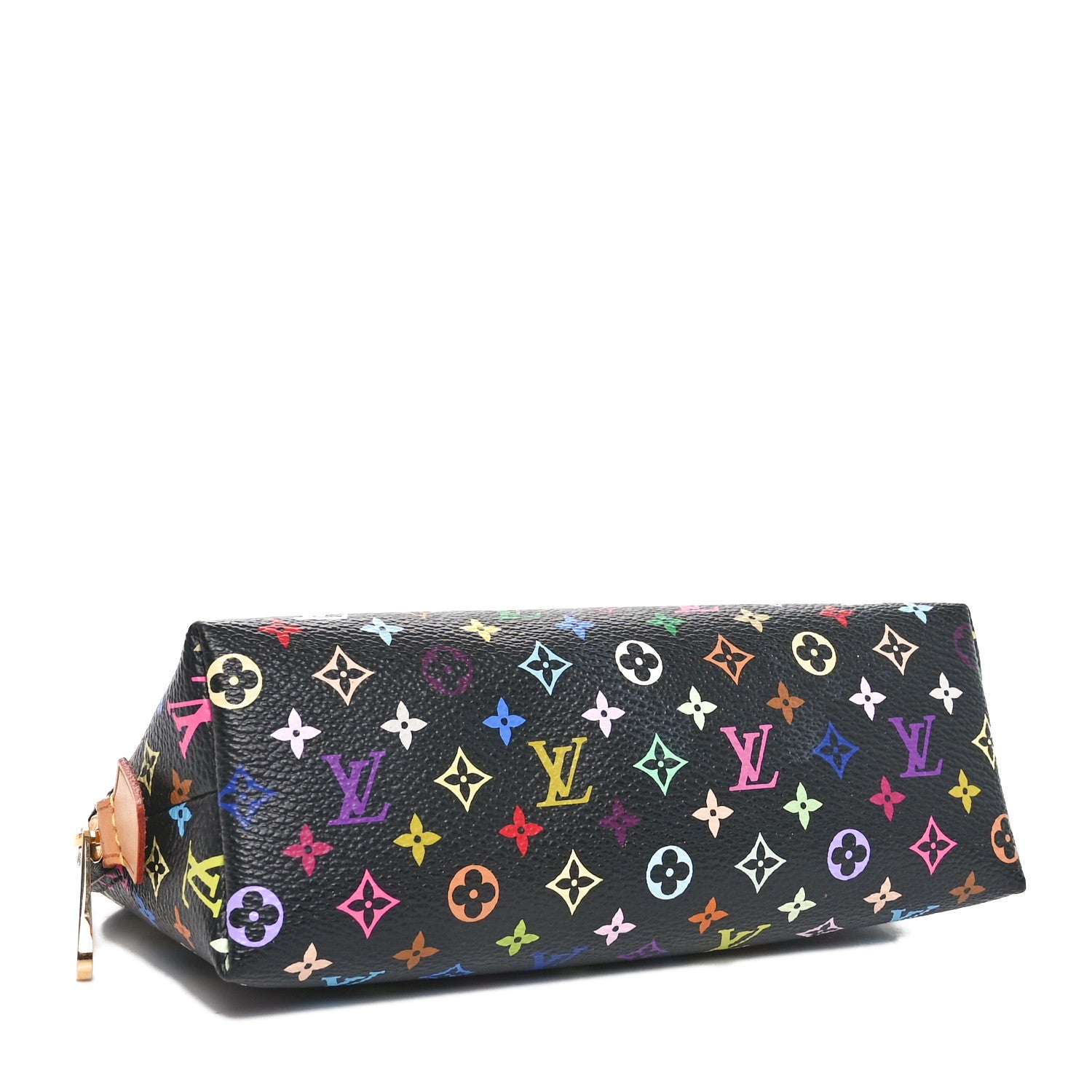 Louis Vuitton Monogram Multicolor Cosmetic Pouch Black Grenade 4 of 9