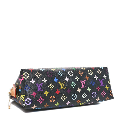 Louis Vuitton Monogram Multicolor Cosmetic Pouch Black Grenade 4 of 9