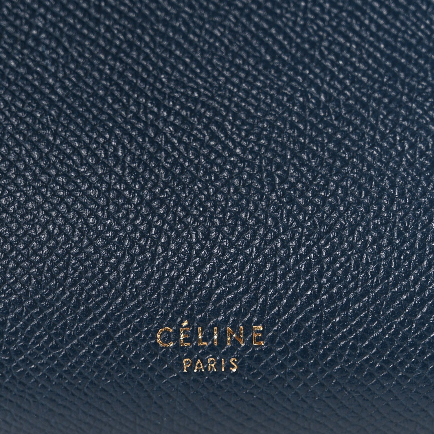Celine Grained Calfskin Mini Belt Bag Blue 6 of 9