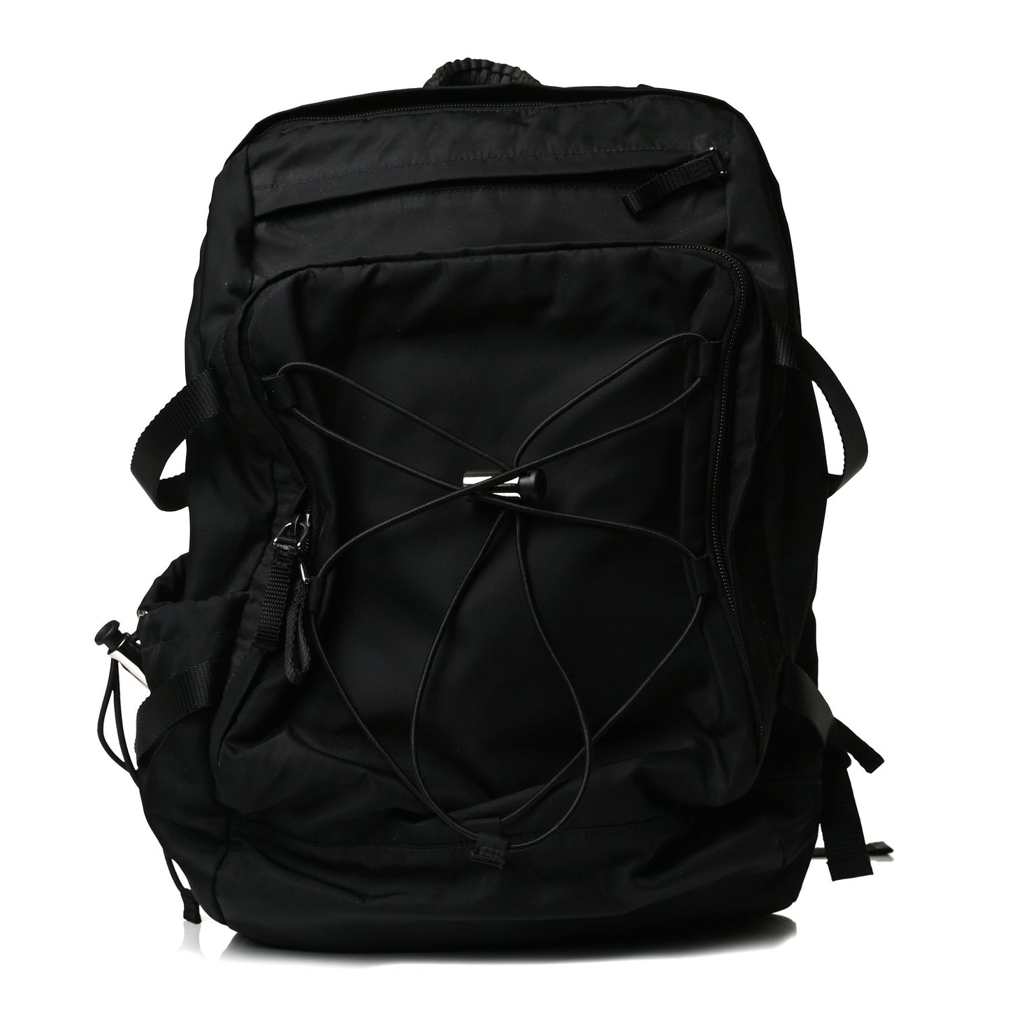 Nylon Montagna Compression Backpack Black
