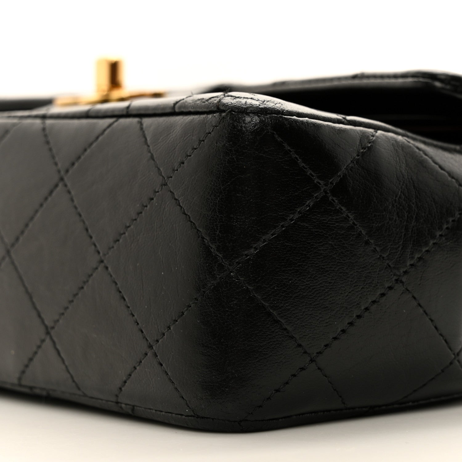 Chanel Lambskin Quilted Small Double Flap Black 10 of 13