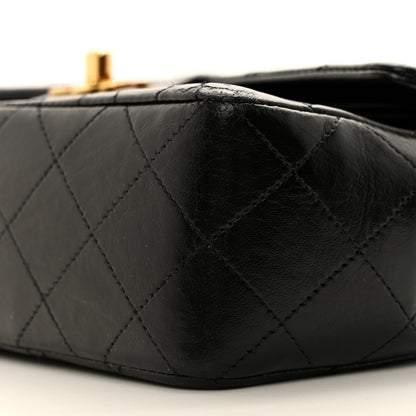 Chanel Lambskin Quilted Small Double Flap Black 10 of 13
