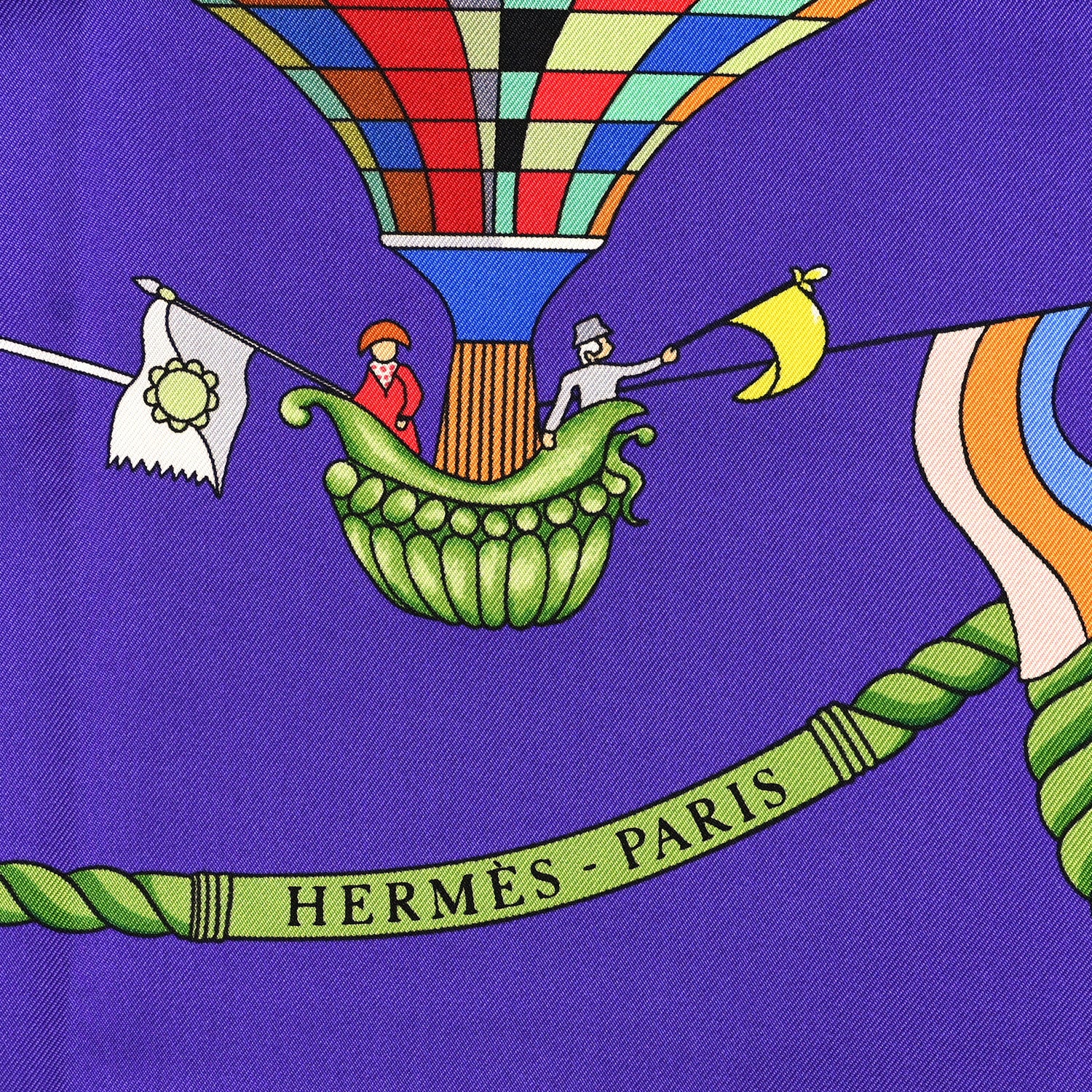 Hermes Silk Les Folies Du Ciel Double Face Scarf 90 2 of 4