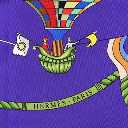 Hermes Silk Les Folies Du Ciel Double Face Scarf 90 2 of 4