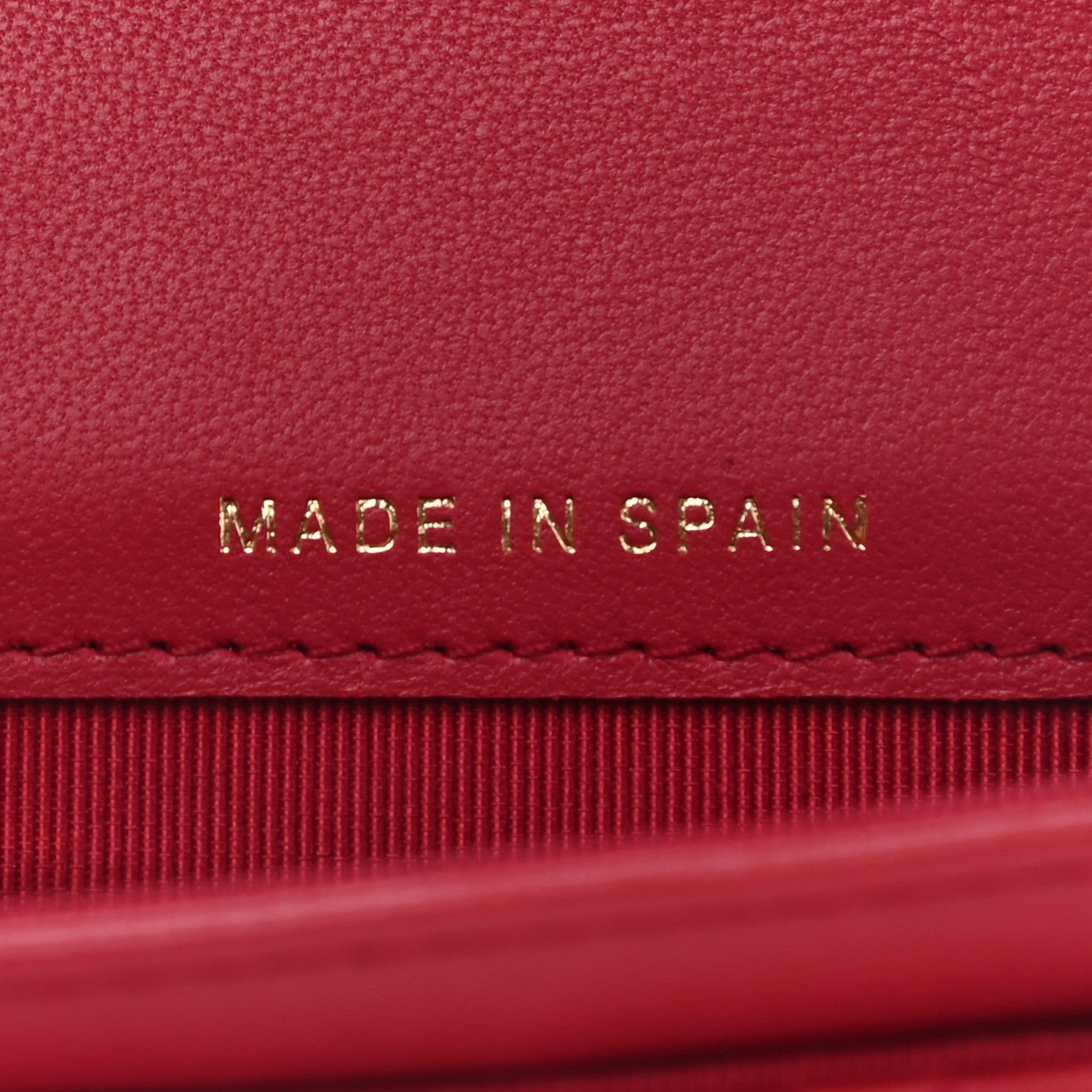 Chanel Lambskin Quilted Flap Card Holder Red 7 of 9