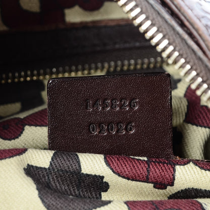 Gucci Guccissima Creole Hobo Chocolate 7 of 13