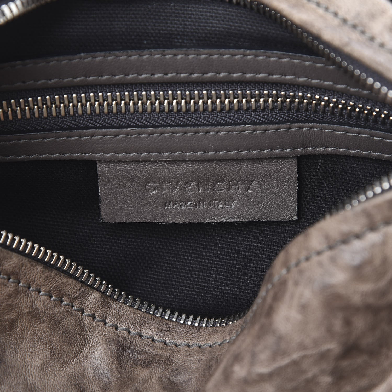 Givenchy Tumbled Sheepskin Mini Pandora Charcoal 6 of 13