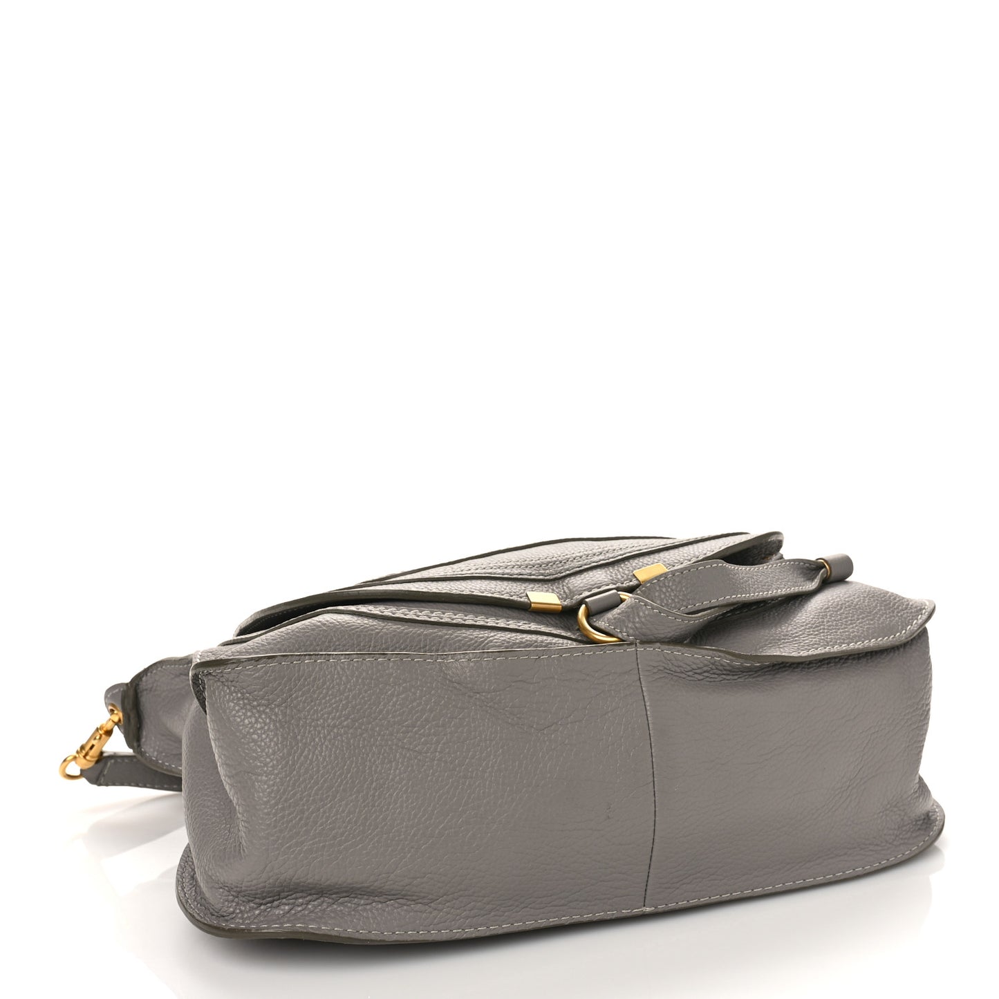 Calfskin Small Marcie Satchel Cashmere Grey