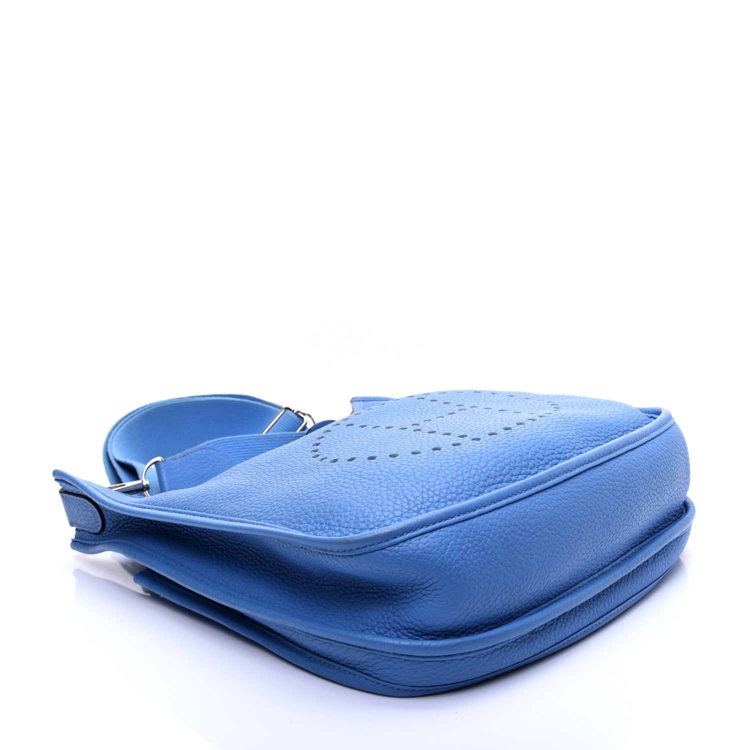 Hermes Taurillon Clemence Evelyne III PM Bleu Paradis 4 of 14