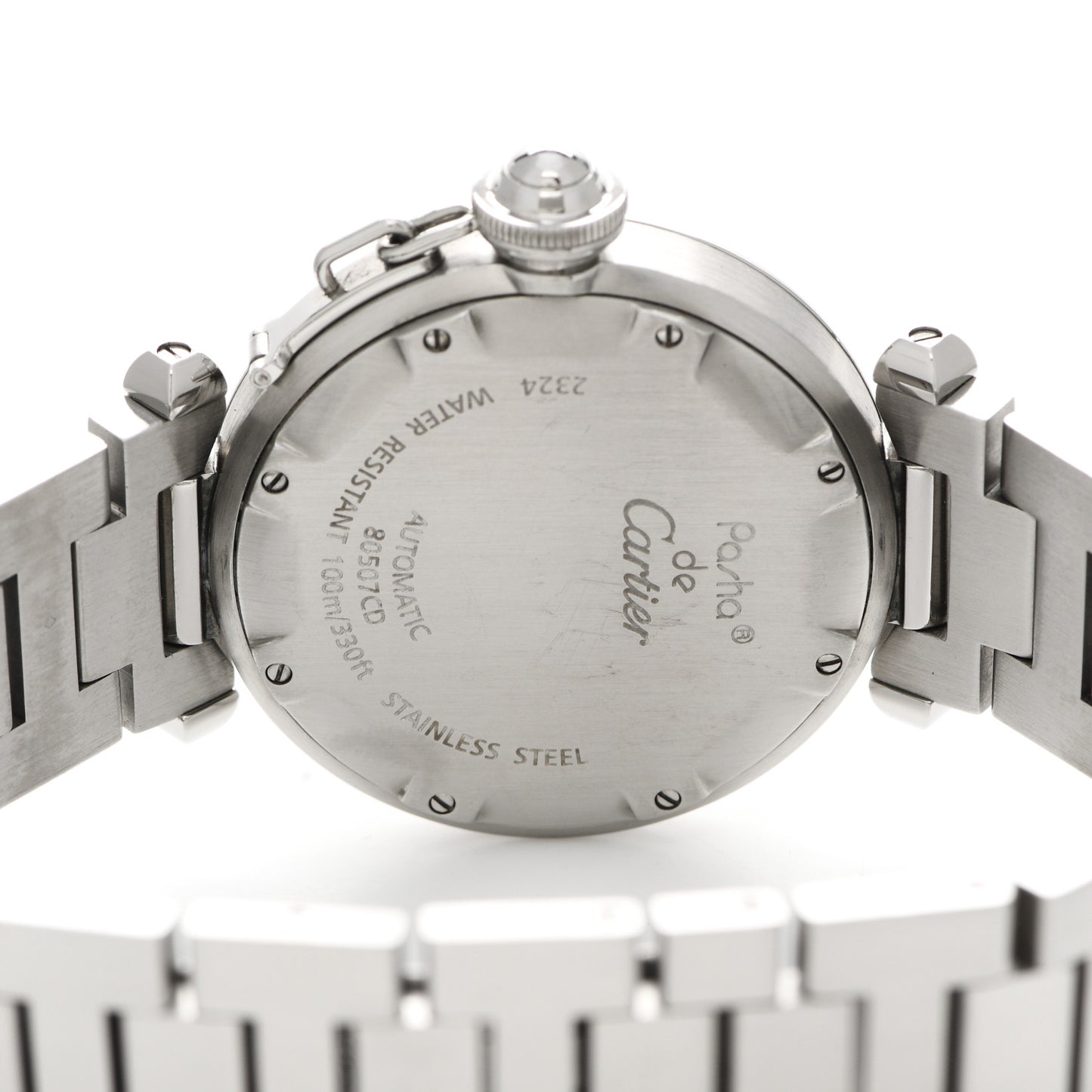 Stainless Steel 35mm Pasha C Automatic Watch Black