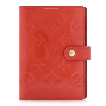 Louis Vuitton Vernis Small Ring Agenda Cover Pomme D'Amour 1 of 9