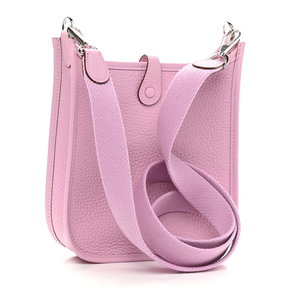 Hermes Taurillon Clemence Evelyne TPM Mauve Sylvestre 3 of 11